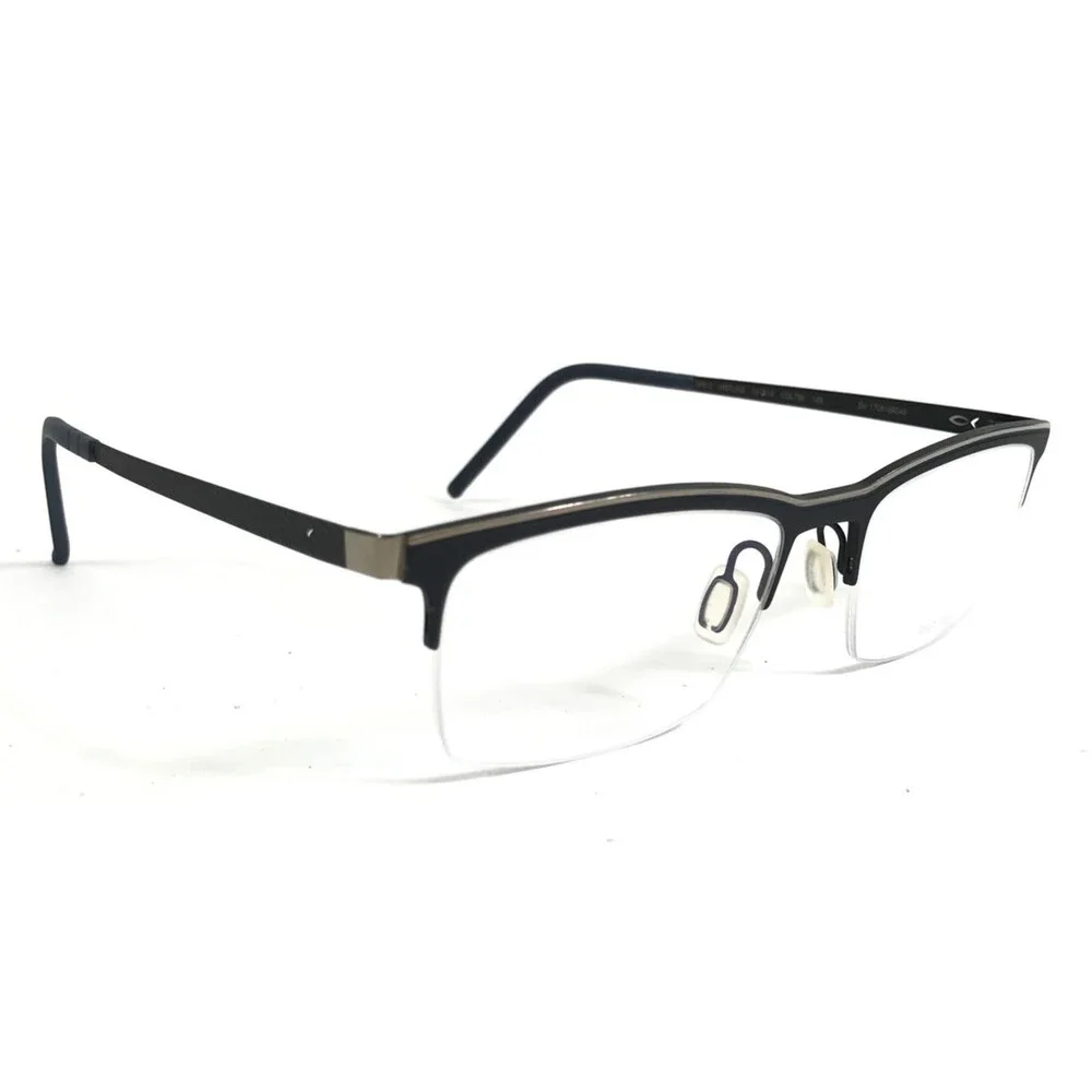 Blackfin Eyeglasses Frames BF813 WESTLAKE COL.788 Matte Black Gray 53-18-145